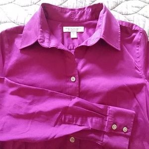BR Non-Iron Fitted Shirt Sz 8 EUC